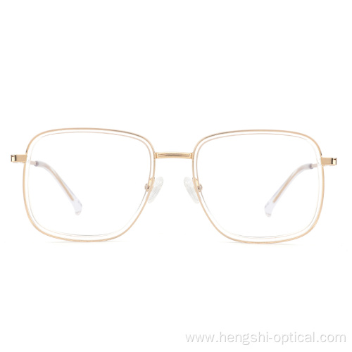 Latest Fashion Acetate Metal Material Eyeglasses Frames High Quality Eyewear